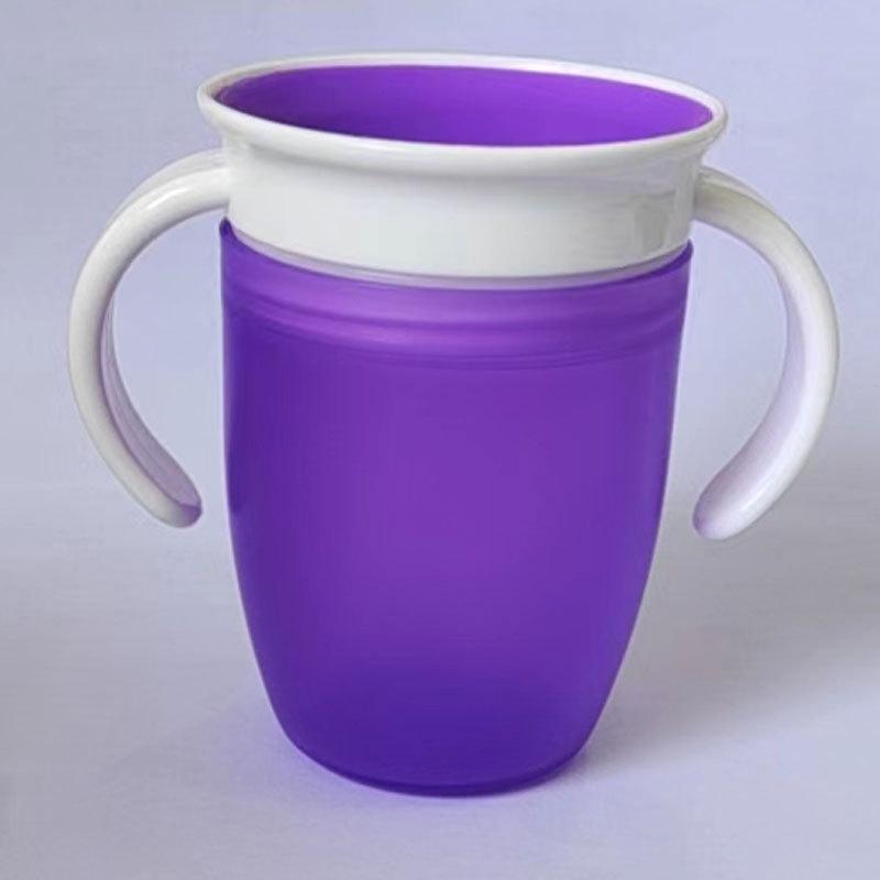 Leak-Proof 360° Toddler Sippy Cup with Handles - Anti-Choke, Drop-Resistant, Lightweight Design