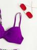 2023 European & American Women's Three-Piece Bikini Set with Cardigan, High-Waisted Bottoms, and Sunscreen Cover-Up.