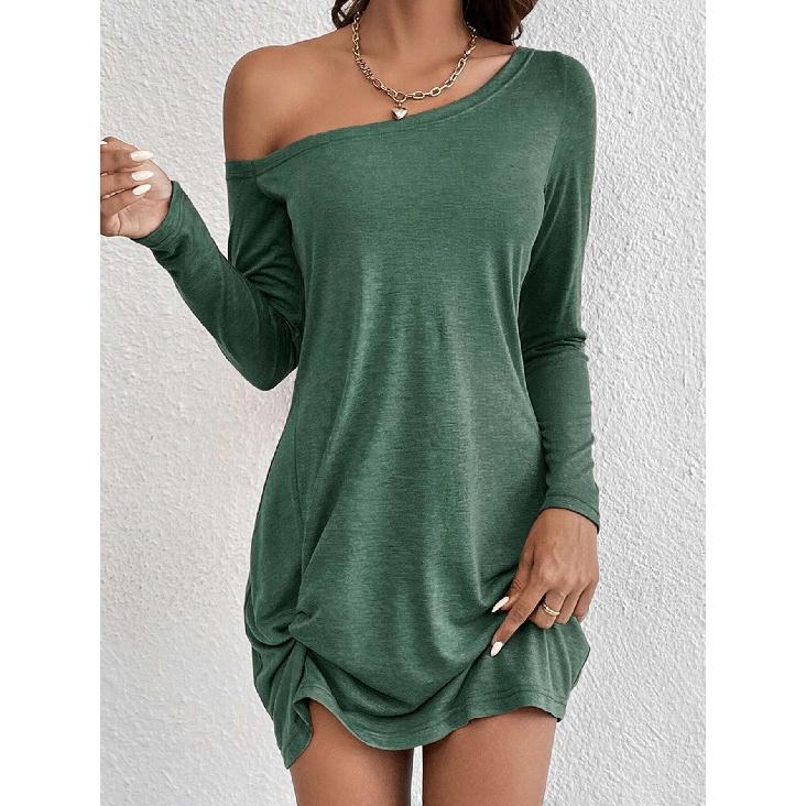 Nuovo Abito Stampato Moda Donna Comodo Sexy Elegante per Vacanze Primaverili ed Estive, Pendolarismo Quotidiano, Lavoro