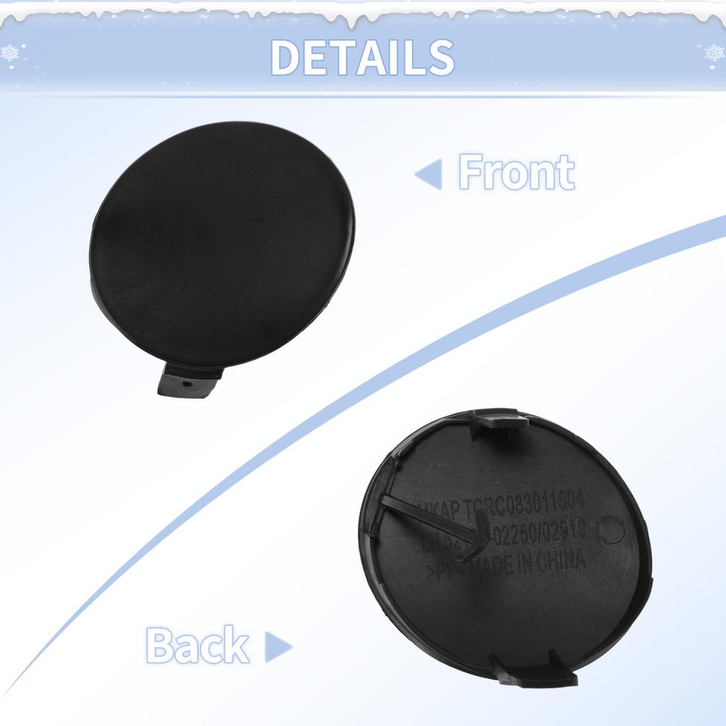 UXCELL Left Front Car Tow Hook Cover Cap for Toyota Highlander 2008-2010 No.521280E030