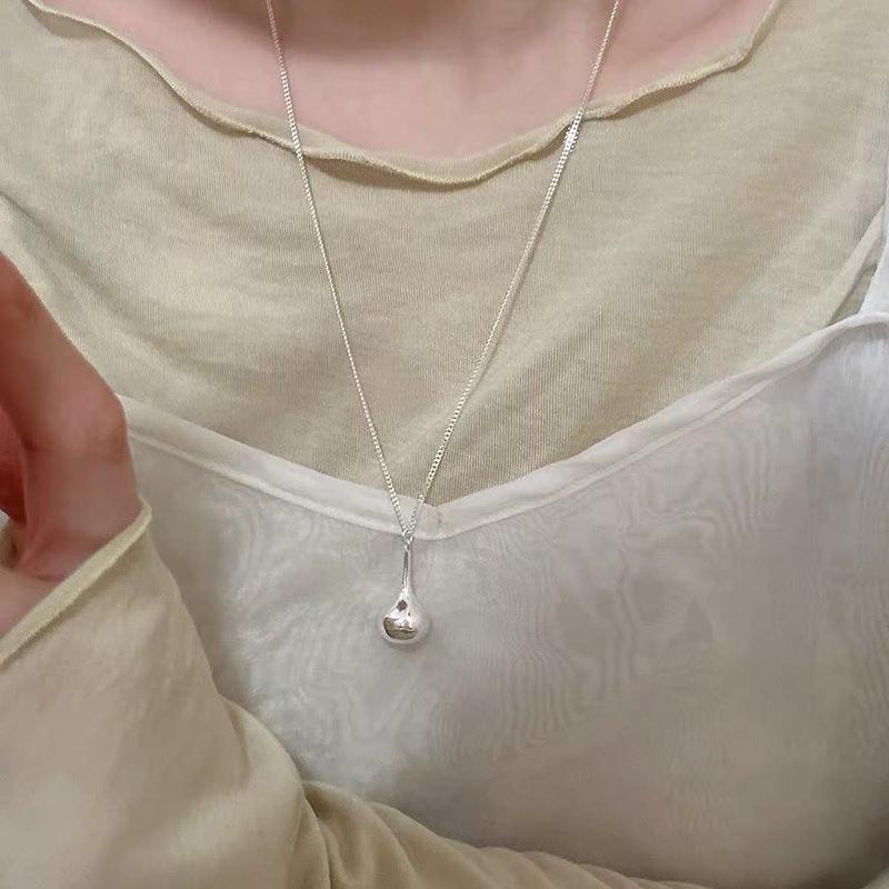 S925 Sterling Silver Zirconia Diamond Necklace for Women - Light Luxury Korean Style Clavicle Chain, Cute & High-End Fashion Accessory