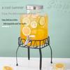 4L Glass Beverage Dispenser with Stand
