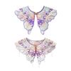 Chinese Style Embroidered Lace False Collar Girls Shirt Sewing Supplies Lace Collar Shawl with Pearl Adjustable Size
