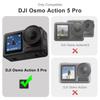 FitStill Tempered Glass Film Set for DJI Osmo Action 5 3 Screen Protectors 3 Protectors 3 Lens Protectors 1 Silicone Lens 9H and Pro + Sub-Screen + +