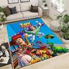 1pc Buzz Lightyear and Woody Rug - Non-Slip, Machine Washable Polyester Carpet for Living Room, Bedroom, Bathroom & Laundry - Comfortable Home Decor
