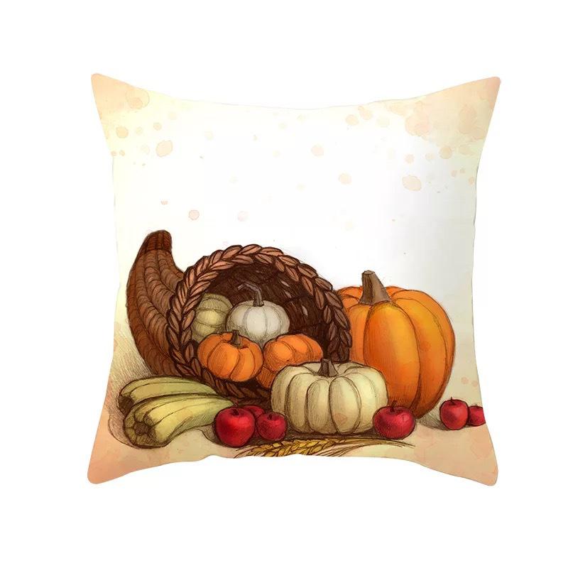 New Thanksgiving Pumpkin Festival Pillow Cover Festive Home Decoration Pillow Cover