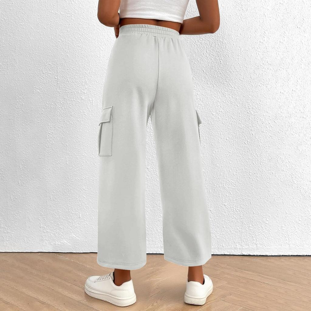 Womens Casual Wide Leg Trousers  Travel Vacation Outfits