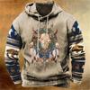 Hoodies Für Männer Y2k Golf Camping Casual Cowboy Langarm Herbst Mode Sweatshirts 3d Gedruckt Mit Kapuze Urlaub Lose Übergroßen