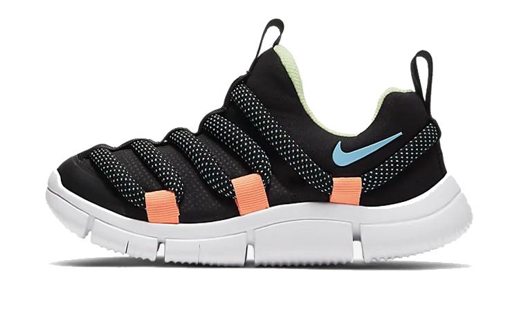 Nike Novice Низкие Спортивные Повседневные Кроссовки Черно-Оранжевые Детские Возраст 3-7 Лет AQ9661-007 35