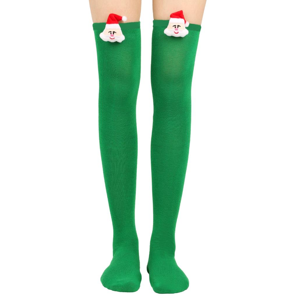 Women's Christmas Doll Socks Long-tube Over-the-Knee Socks