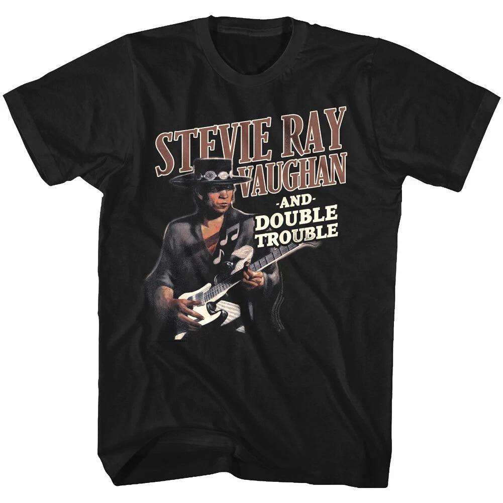 Stevie Ray Vaughan & Double Trouble Texas Flood Men s T Shirt Guitar Album Cover 3XL