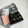 New Aesthetic Floral Shoulder Bag, Trendy Embroidery Tote Bag, Ethnic Style Handbag for Women Daily Use Travel Work Dating Party