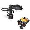 Expander Tray Car Food Trays Multifunctional Tray Table for Car Universal Car Cup Holder