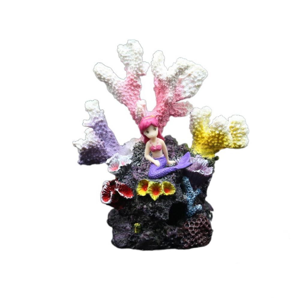 

Ручная работа Имитация кораллового рифа Украшение Красочный Пейзаж для аквариума Украшение для аквариума Игрушка Style 2