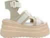 Platform belted sandals