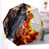 1pc Outdoor Umbrella with Anime Character Design - Automatic Opening/Closing, Portable 3-Fold Design, 8-Rib Iron Frame, Perfect Gift for Fans, Tr