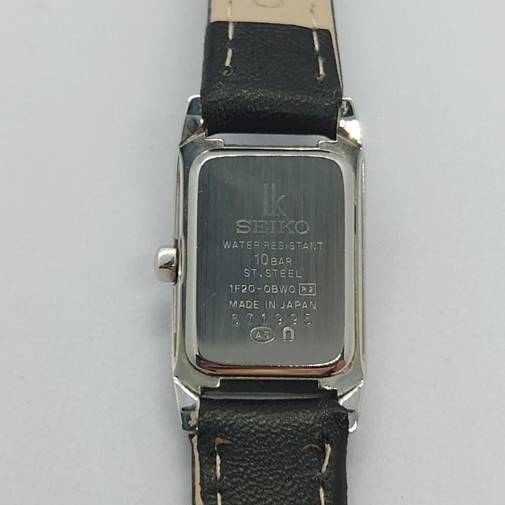 Used SEIKO LUKIA Watch Rectangular Guilloch