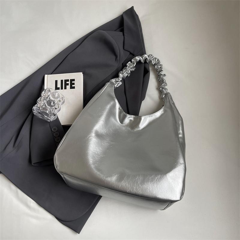 

Дизайнерские большие сумки из искусственной кожи на плечо для женщин 2024 Y2K, дизайнерские корейские модные сумки и кошельки, трендовая сумка через подмышку