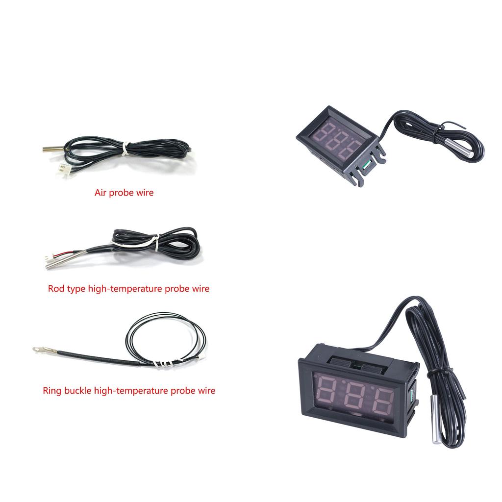 Eingebetteter digitaler Thermostat mit Sensorüberwachung, DC12V-Temperaturmesser, geeignet für Ingenieure und Wartungspersonal