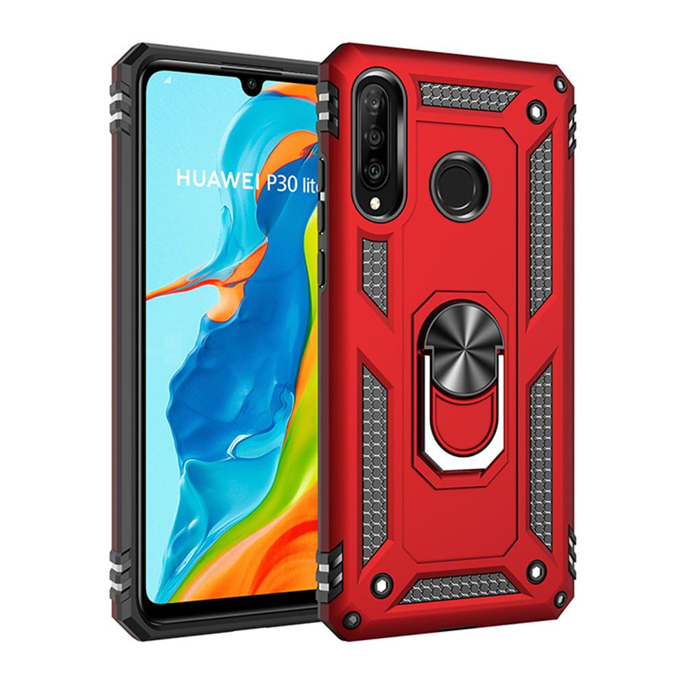 For Peatkop Huawei Honor 9X Pro 8A Prime 8S 10 Lite 20 9C 9S 20S Case Metal Ring Case Holder Armor Shockproof Kickstand Cover