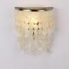 Modern Simple White Natural Shell Loft LED E27 Wall Lights Living Room Bedside Lighting Wall Lamp