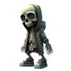 Pryskyřice Cool Skeleton Figurky Halloween Skeleton Figurka Lebka Příšerné ozdoby Dekorace na palubní desku auta Dekorace stolu