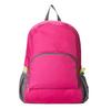 Foldable Hiking Backpack 16L Waterproof Lightweight Portable Backpack with Multi Pocket for Outdoor Travel Rose Red