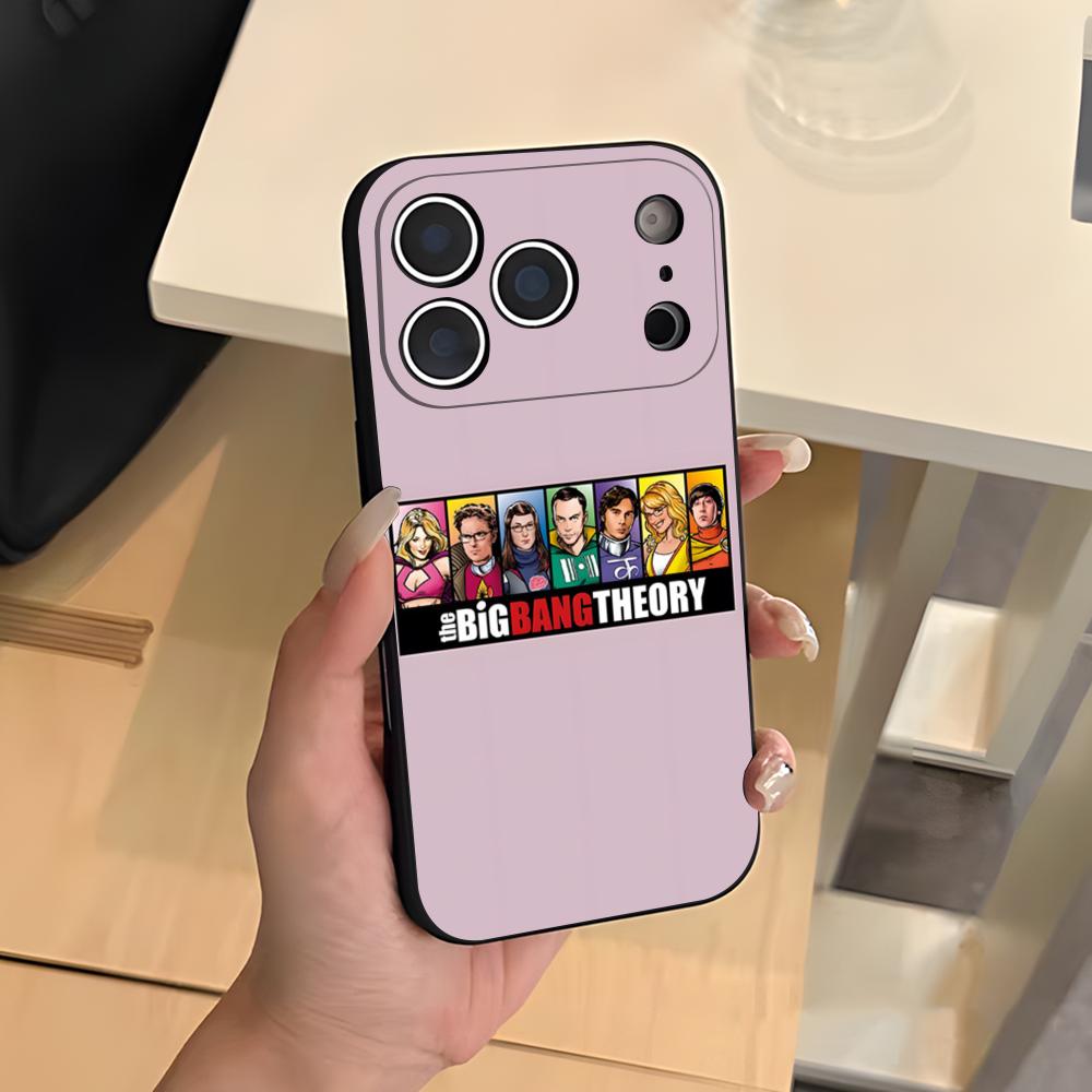 The Big Bang Theory Phone Case For IPhone 17 Air 16 E Pro Max 15 14 13 Mini 12 Pro 11 Max Plus Black Soft Shell
