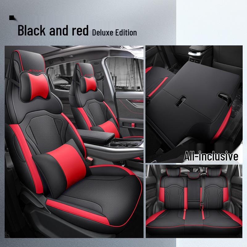 LTCS Jietu Dasheng Sporty Leather Car Seat Cushion - All Seasons Fit