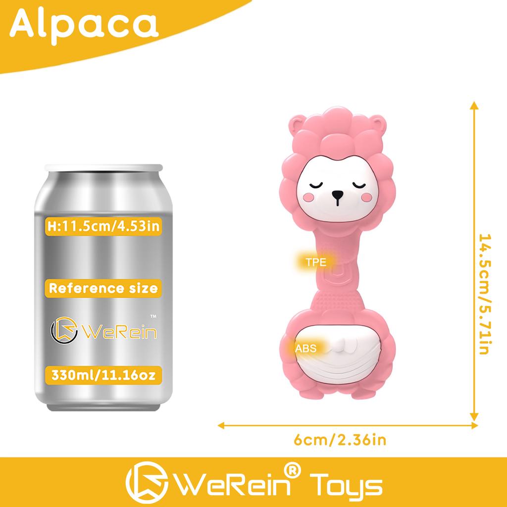 High-Quality Realistic Animal World Baby Hand Bell Cute Lifelike Design Infant Sensory Toys  Playsets