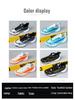 Herren Atmungsaktive Mesh Laufschuhe - Dicke Sohle, Bequem, Colorblock Sneaker für den täglichen Gebrauch