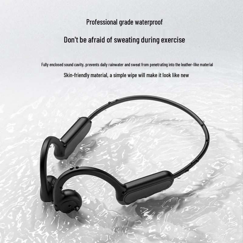 B8 Wireless Bone Conduction Sports Headphones: In-Ear, Over-Ear, Waterproof, Sweatproof, Fitness-Ready