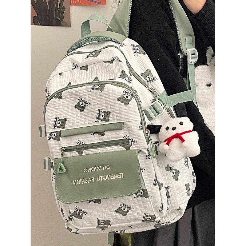 Schoolbag Japanese College Style Schoolbag Female Ins Style Cute Leisure Junior High School Student High School College Backpack Large Capacity 