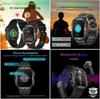 2024 Smart Watch 1.96 Inch Large Screen HD Bluetooth Call SOS Voice Assistant Men Women Smartwatch Sports Fitness Tracker