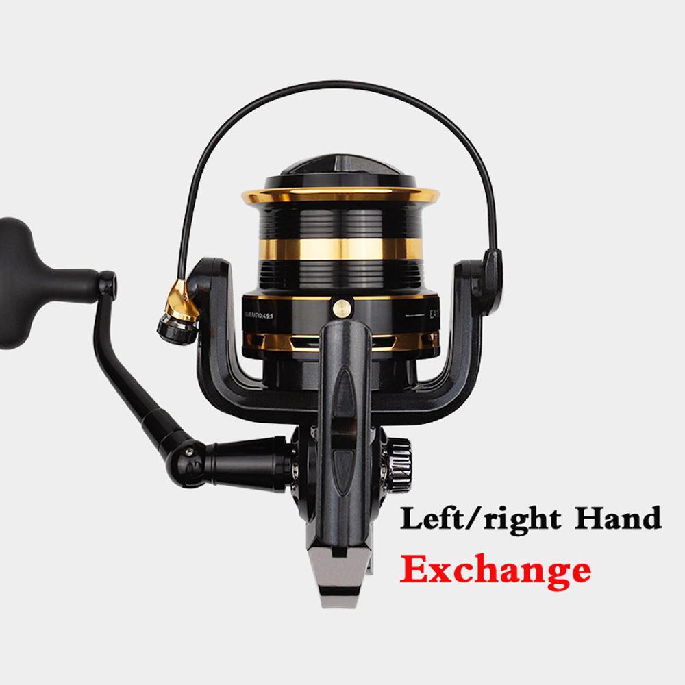 Forte Mulinello a Bobina Fissa Lontano Metallo 12+1BB Max Drag 30kg Pesca alla Carpa Mulinello da Spinning Molinete Pesca Accessori Mare Moulinet Peche En Mer