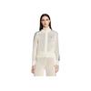 Womens Premium Crochet Track Top Wonder White Women Streetwear JD1082