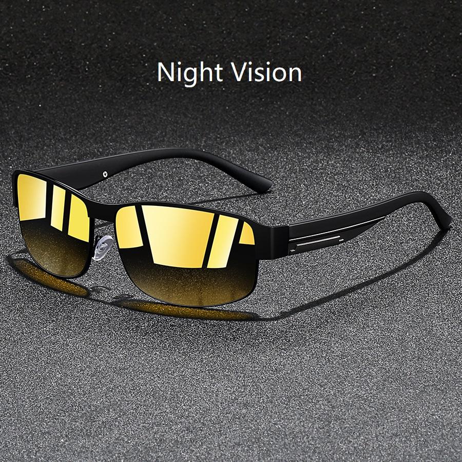 Fashion Vintage Square Metal Frame Sunglasses Men Women Fishing Driving Man Luxury Brand Designer Sun Glasses UV400 Eyewear