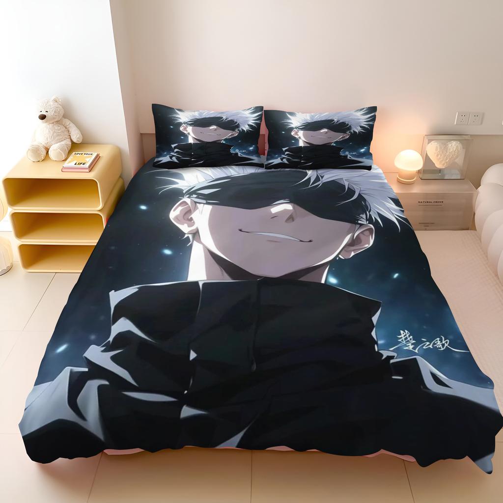 Jujutsu Kaisen Bedding Set Japan Famous Anime Duvet Cover Sets Comforter Bed Linen Twin Queen King Single Size Dropshipping Gift