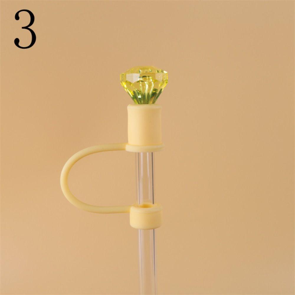 

10mm Straw Tip Covers Silicone Drinking Dust Cap Cup Accessories Drinking Straws Plug Home 3