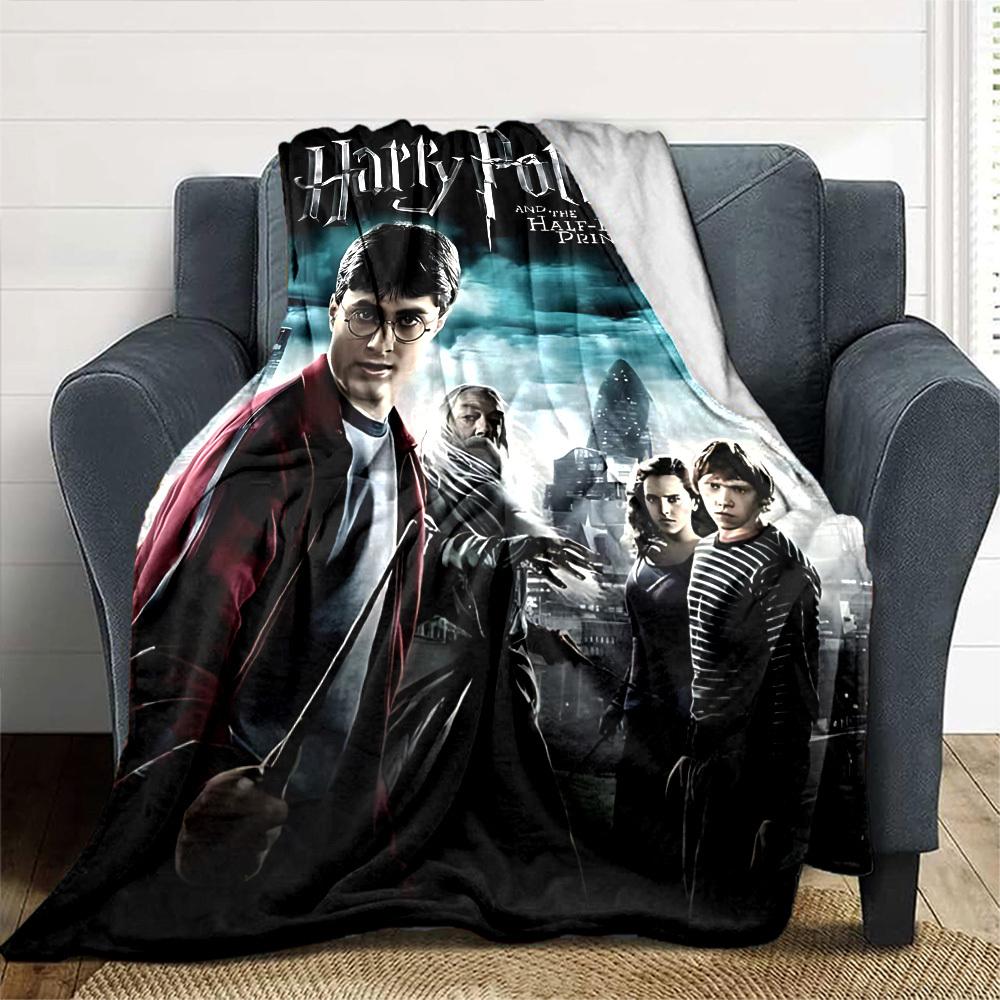 1pc Harry Potter Half-Blood Prince Flannel Blanket Soft Warm Throw for Home, Office, Travel, All-Season Cozy Bedding GiftL1251