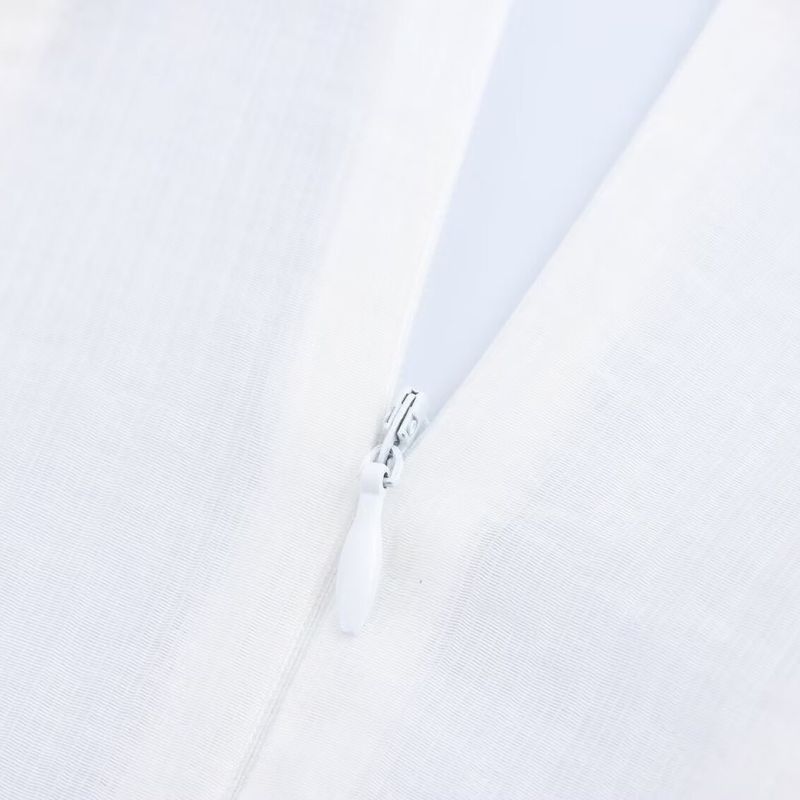 Kaslead New Women clothes Western Style Fashion Simple Stitching Lace Pure Desire Style Deep V Dress