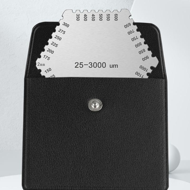 25-3000umHexagon Wet Film Comb Manual Measurement Thickness Gauge High Precision Measuring Tool Paint Thickness Gauge