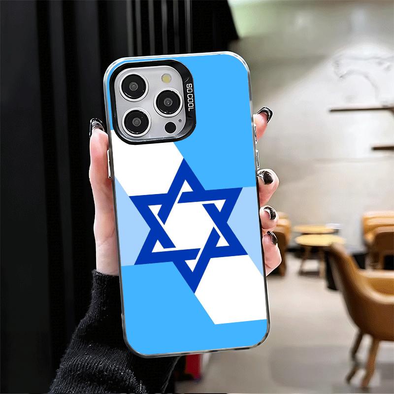 

David Jewish Star Symbol Shockproof Phone Case for iPhone 17 Air 16 16E 15 Pro Max 14 Plus 13 Mini 12 Back Cover Anti Fall Funda iPhone 16 Pro