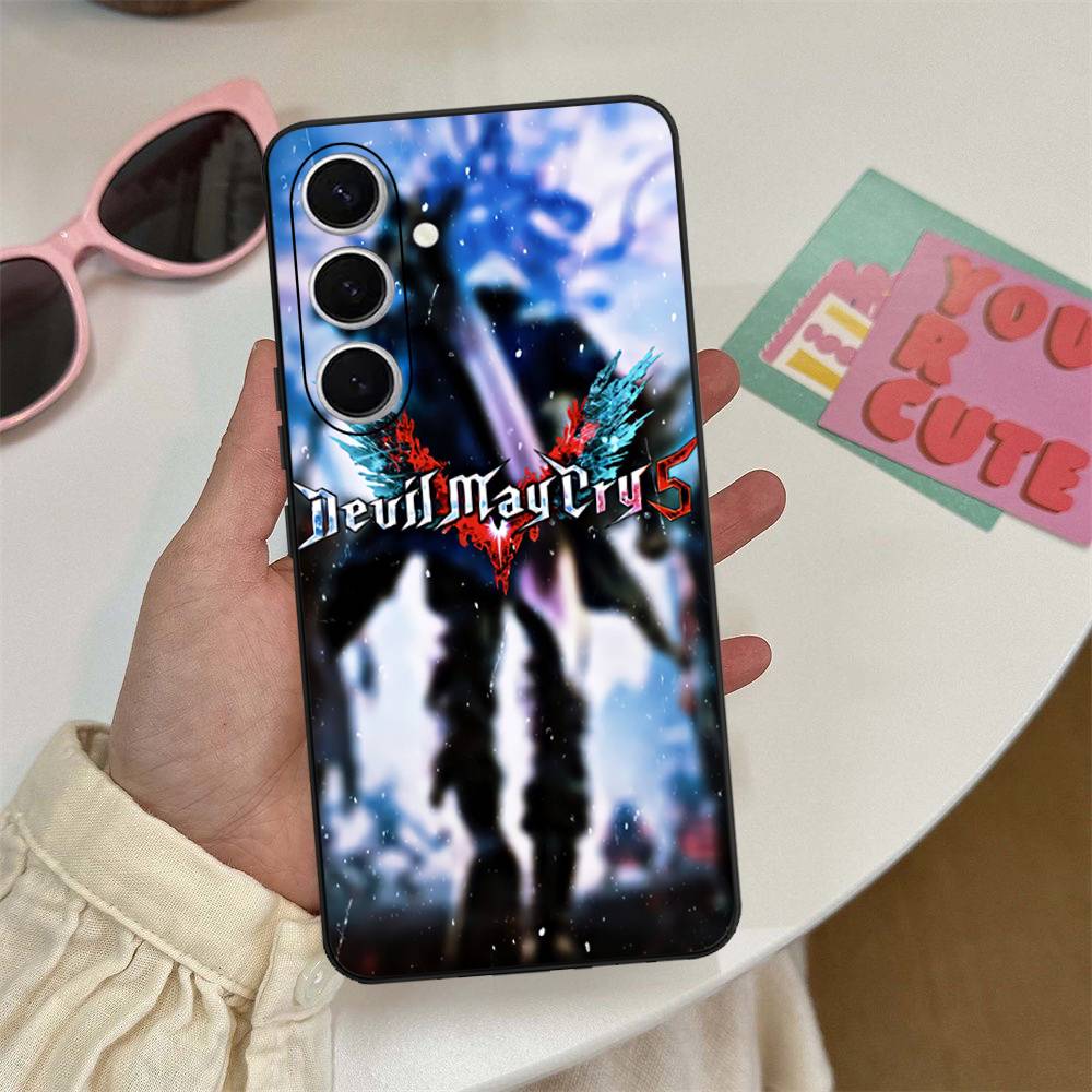 

Игровой чехол для телефона D-Devils May C-Cry для Samsung S 24 fe 25 Ultra plus 20 lite 21 30 22 23 24 22 Ultra 5G Fundas Samsung S24