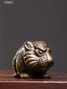 Miniature Tiger Wooden Zodiac Tiger Tiger Lucky Feng Feng Good Money Work Improve Wood Figurine Figurine, Carving, 7.7cm Figurine, Decoration, Charm,