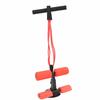 Sit Up Assistant Device Red Powerful Suction Cup Iron Foam Situp Bar for Abdominal Hip Back
