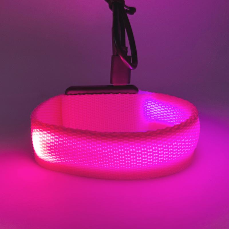 Luminous LED Sports Wristband: Glowing Bracelet for Night Running, Parties, Concerts