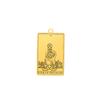 Dawapara Tarot Pendant for Necklaces Earings Suit of Pentacles Spiritual Jewelry Stainless Steel Charms for Jewelry Making