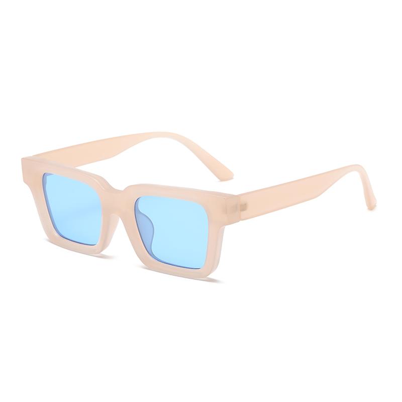 New Fashionable Square Frame Sunglasses Minimalist Design Sunvisor Goggles High Definition Lenses Sun Protection Glasses