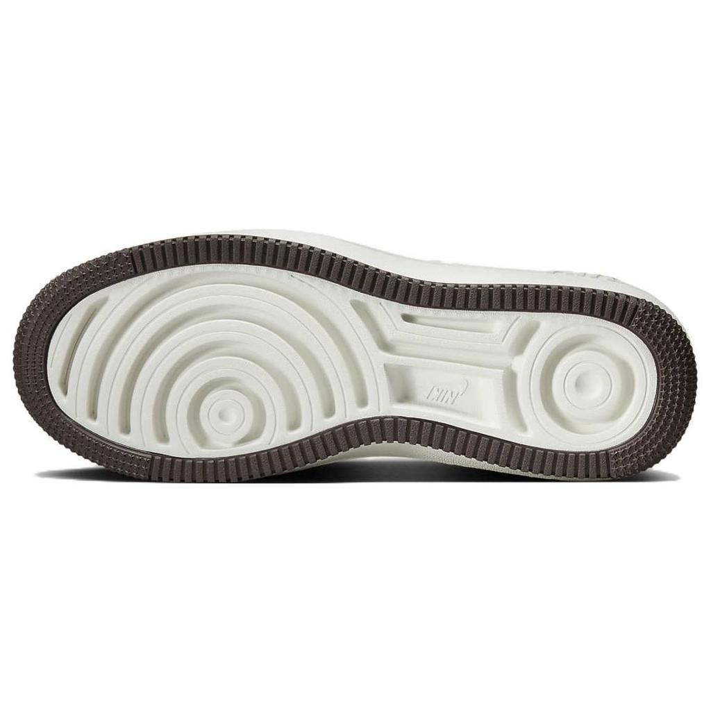 Nike Air Force 1 PLT.AF.ORM Sail Pro Green Women Sneakers Cream White Dark-Driftwood-Brown FB1856-131